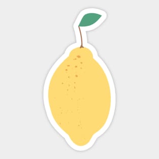 Mr Lemon Sticker